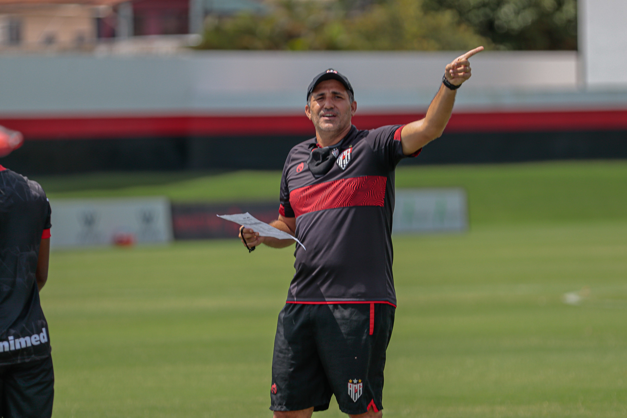 Eduardo Souza no CT do Dragão