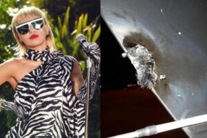 Avião de Miley Cyrus é atingido por raio e faz pouso de emergência