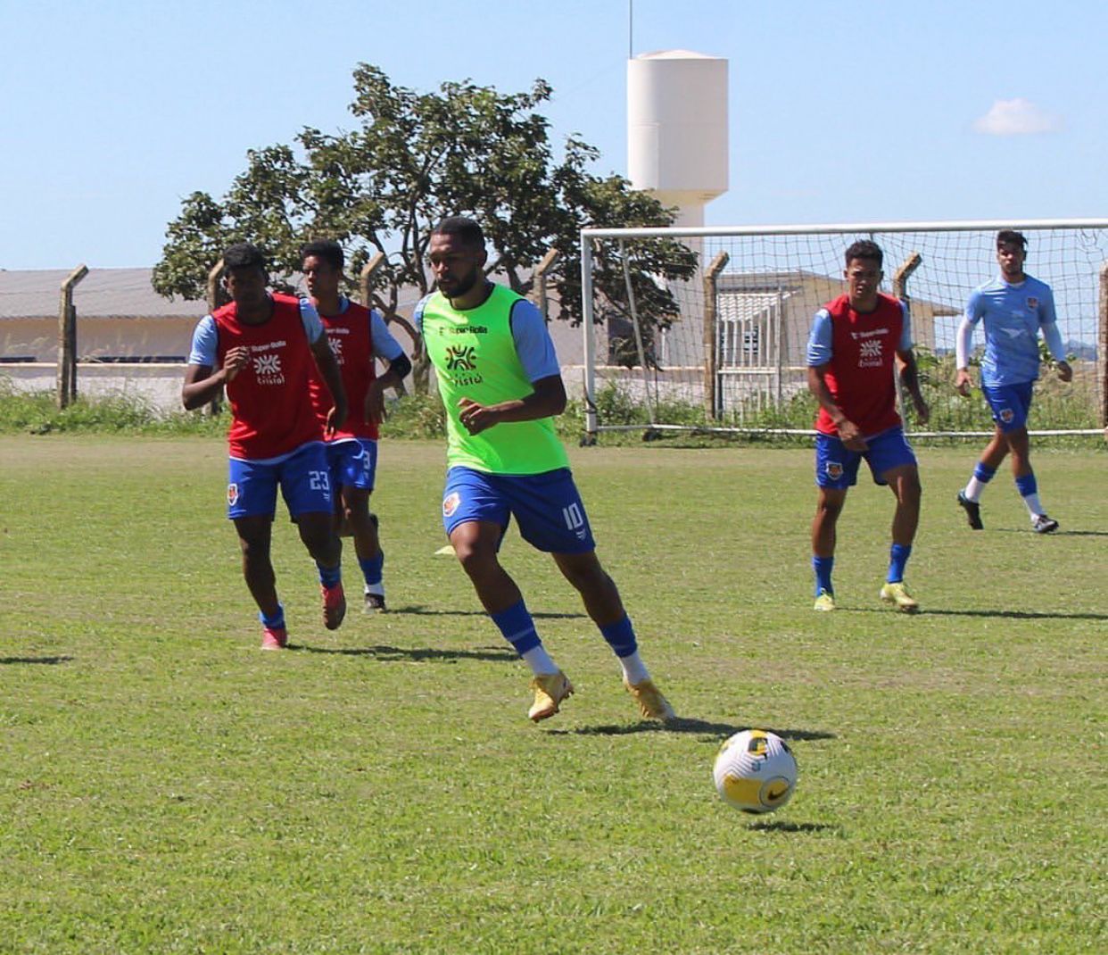 Grêmio Anápolis treinando para a Copa do Brasil