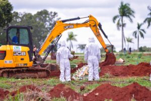 O Estado de Goiás ultrapassou a marca de 26 mil mortes pela Covid-19, em dois anos de pandemia. O primeiro óbito ocorreu em Luziânia, em 2020. (Foto: Jucimar de Sousa/Mais Goiás)