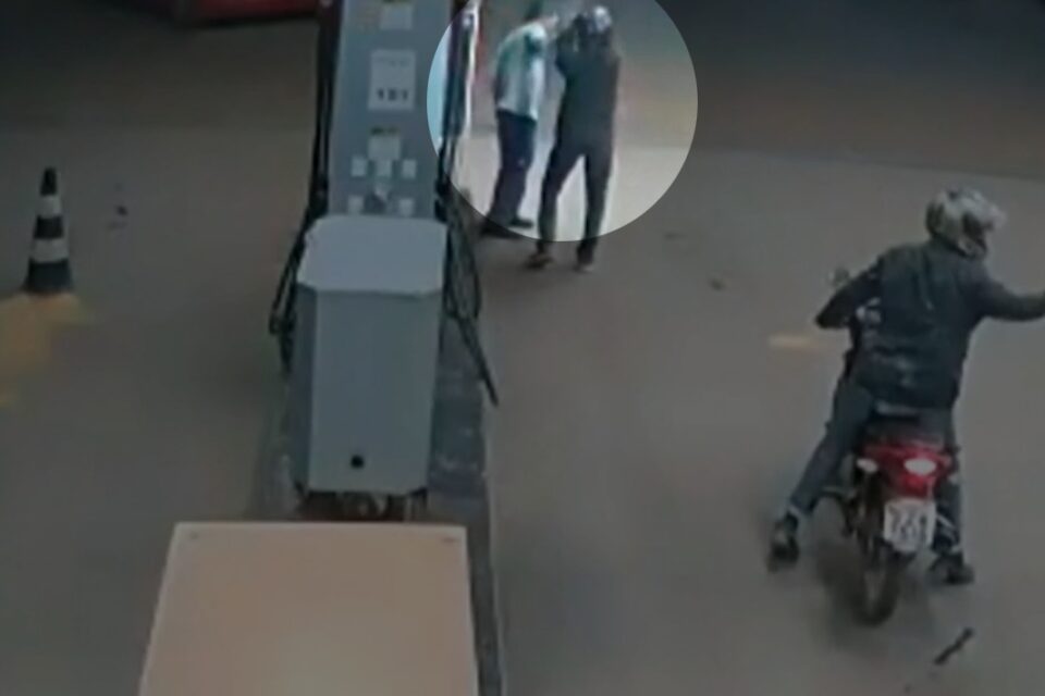 Frentista baleado na cabeça sai andando em busca de socorro, em Planaltina (GO)