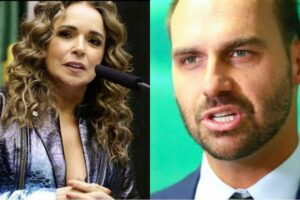 STF não acha Eduardo Bolsonaro para intimá-lo sobre a ação de Daniela Mercury Oficial de Justiça esteve na Câmara por diversas vezes