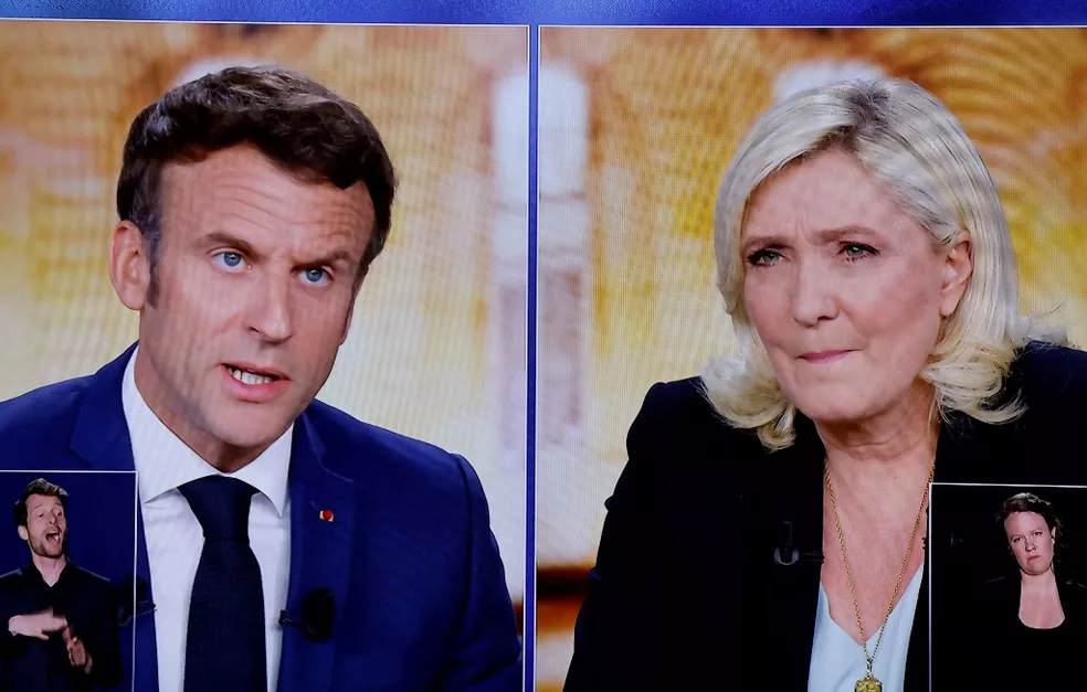 Disputa entre Macron e Le Pen em eleições na França decide destino da União Europeia (Foto: Reprodução)