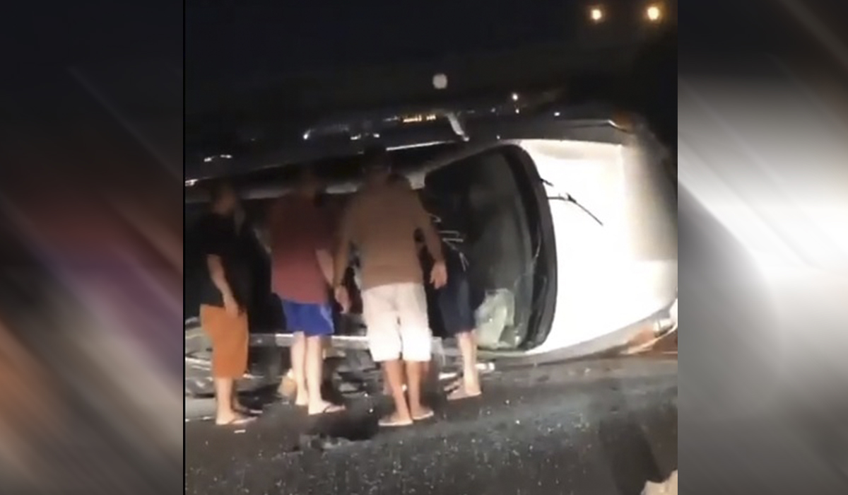 Dois carros caem de viadutos em distância de 10 km na BR-060 entre Goiânia e Abadia (GO)