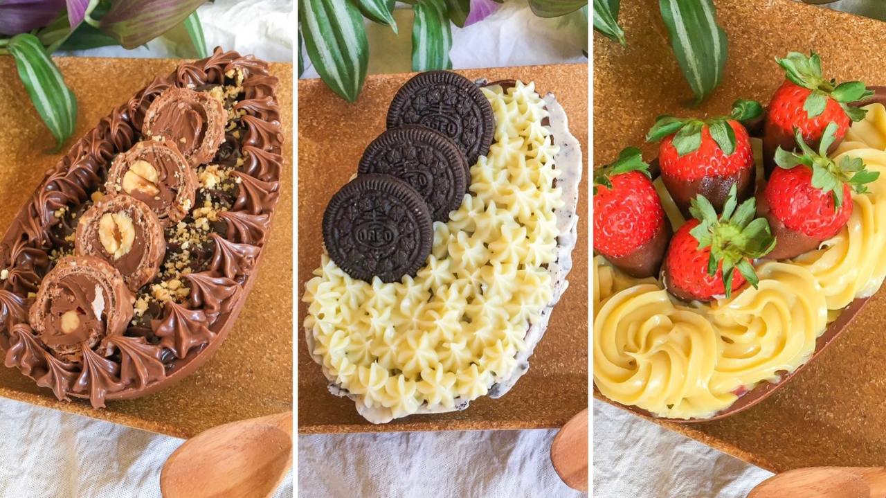 O sabor de ovo de páscoa recheado mais procurado na loja de Izadora é o de Ferrero Rocher e Oreo.