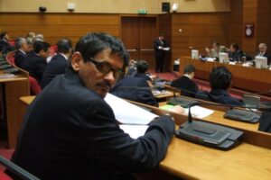 Hélverton Baiano na premiação da Bolsa de Publicação Hugo de Carvalho Ramos, onde venceu com o livro “Encanto perverso”