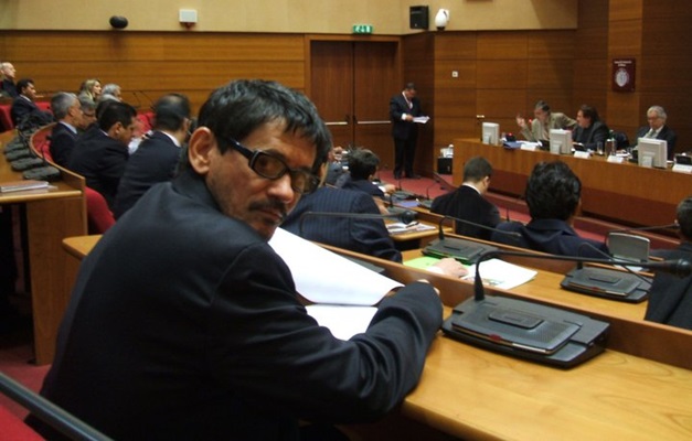 Hélverton Baiano na premiação da Bolsa de Publicação Hugo de Carvalho Ramos, onde venceu com o livro “Encanto perverso”