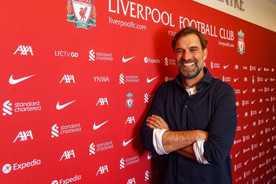 Klopp chegou ao Liverpool em 2015 e soma 5 títulos com a equipe inglesa