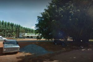 Local em que aconteceu o acidente na BR-414 em Anápolis. (Foto: Reprodução Maps)