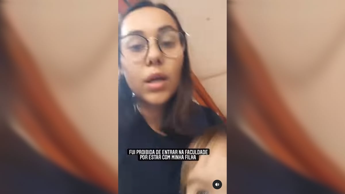 Faculdade que barrou mãe com filha em Goiânia diz não estar apta a receber crianças