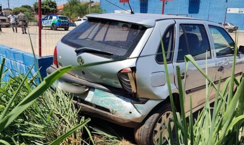Motorista adolescente e bêbado provoca acidentes com 4 veículos em Goianésia (GO) (Foto: Polícia Militar)
