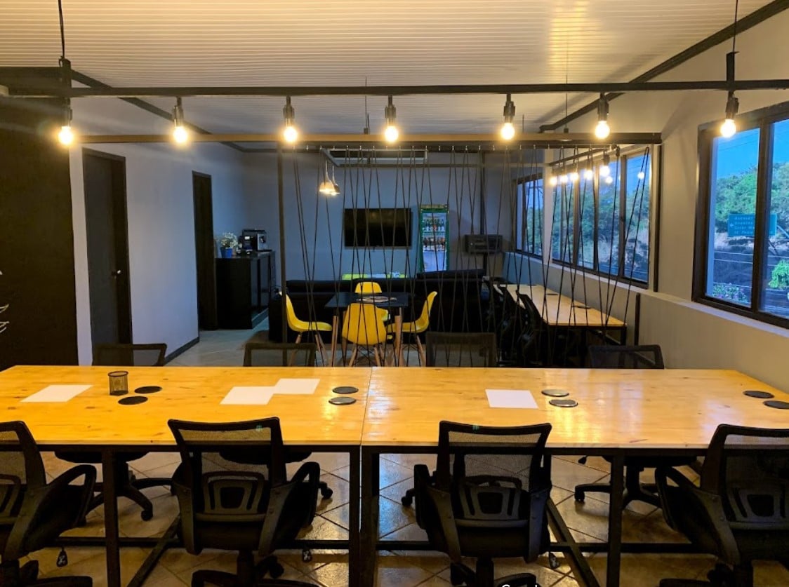 Espaço compartilhado do Hyper Ideia, opção de coworking em Goiânia