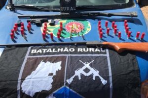 Um homem, que não teve a idade e nome divulgados, foi preso suspeito de tentar matar o colega de trabalho em uma fazenda, em Campo Alegre. (Foto: divulgação)