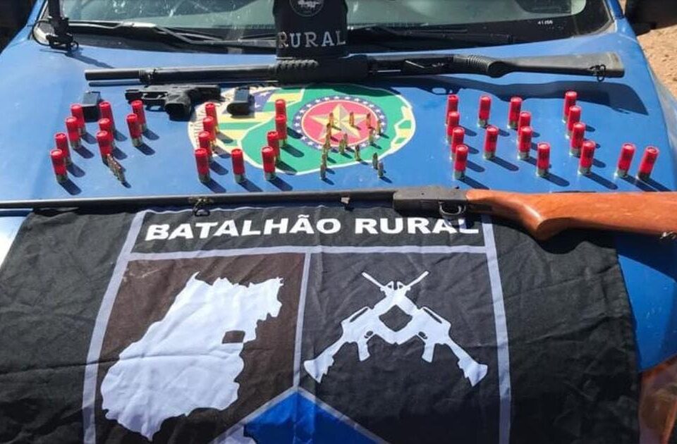 Um homem, que não teve a idade e nome divulgados, foi preso suspeito de tentar matar o colega de trabalho em uma fazenda, em Campo Alegre. (Foto: divulgação)