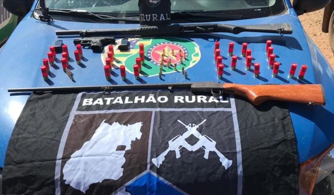 Um homem, que não teve a idade e nome divulgados, foi preso suspeito de tentar matar o colega de trabalho em uma fazenda, em Campo Alegre. (Foto: divulgação)