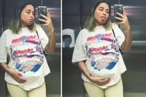 Cresceu! Grávida aos 19 anos, MC Loma já exibe barrigão de 4 meses