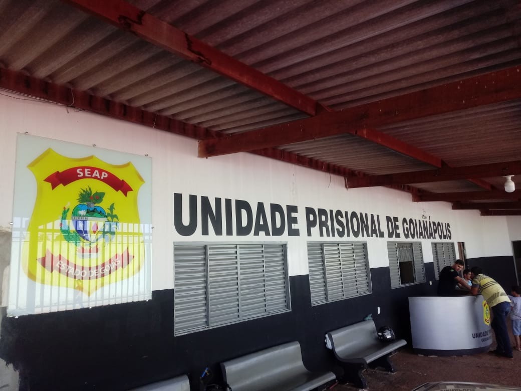 Homem foi morto dentro de Unidade Prisional de Goianápolis. (Foto: Reprodução)