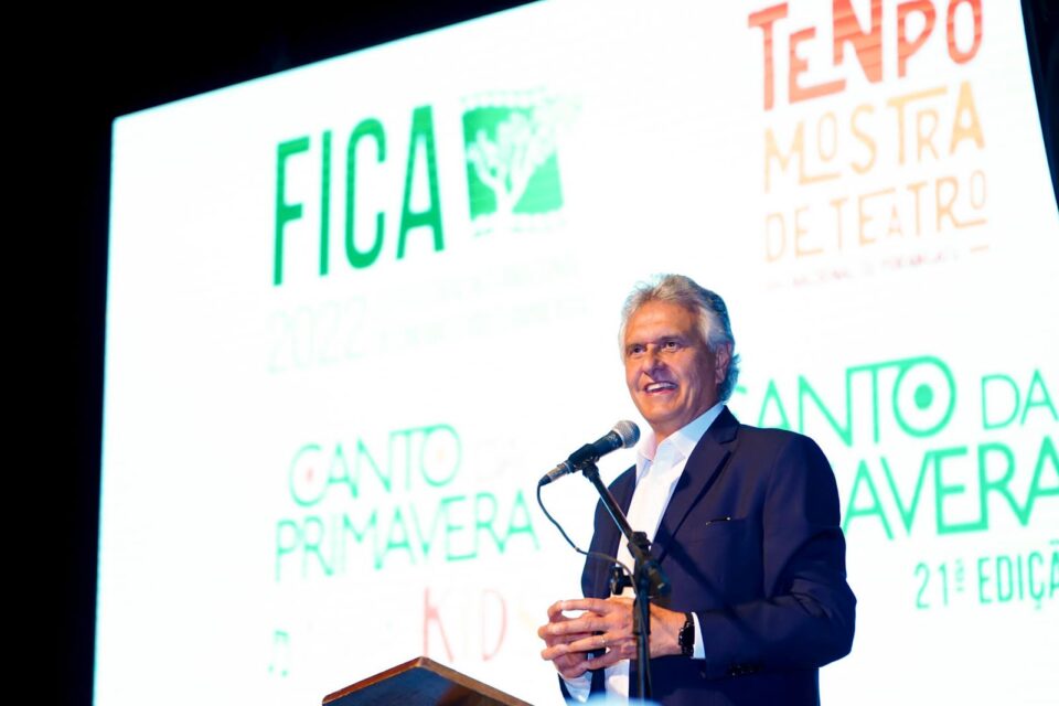 Caiado anuncia investimentos de mais de R$ 20 milhões para a retomada cultural no Estado (Foto: Governo do Estado)