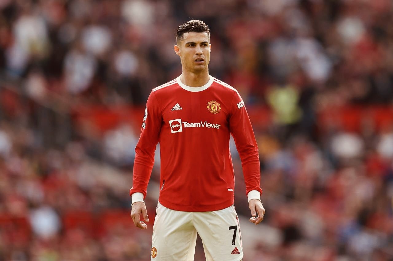 Cristiano Ronaldo, atuando no Manchester United