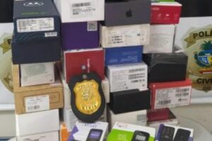 Gerente é preso por receptar e revender celulares da loja onde trabalhava em Mineiros (GO)