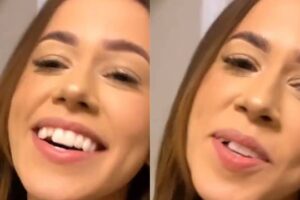 Larissa, do 'BBB 22', perde lente de contato do dente em churrasco com outros ex-BBBs