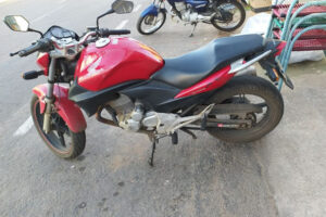 Homem toma calote em venda de moto, denuncia furto e é preso em Goianésia (Foto: Divulgação/Polícia Civil)