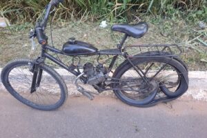 Ciclista fica ferido após ser atingido por motociclista embriagado na Perimetral Norte, em Goiânia