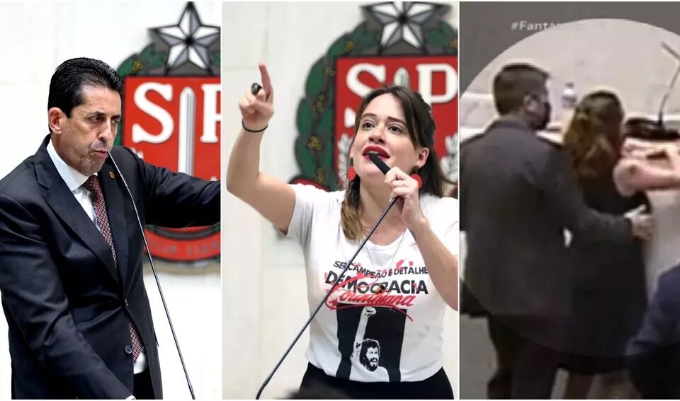 O deputado estadual Delegado Olim (PP) disse que a deputada Isa Penna (PC do B-SP) teve "sorte" por ter sido apalpada por um colega na Alesp. (Foto: Alesp)