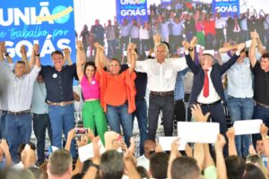 Em encontro com aliados, Caiado pede união "para impedir que haja retrocesso em Goiás" (Foto: Divulgação)