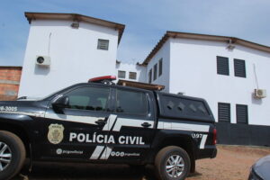 Polícia prende homem que matou cadela após discutir com vizinho, em Águas Lindas (GO) (Foto: Divulgação)