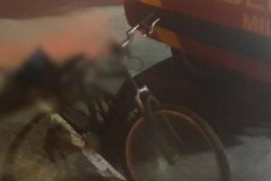 Ciclista fica ferido após ser atingido por carro em cruzamento de Catalão (GO)