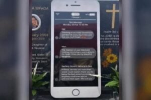 Segundo família, Theresa Sifaga "só ficava no celular". Adolescente ganha lápide em forma de iPhone na Nova Zelândia