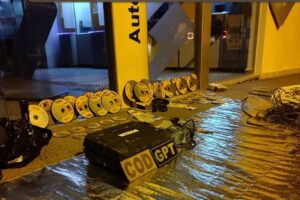 Polícia prende suspeito de invadir agência para roubar cofre em Bom Jardim de Goiás