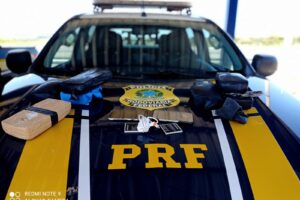 PRF apreende pasta base de cocaína. (Foto: Reprodução PRF)PRF apreende pasta base de cocaína. (Foto: Reprodução PRF)