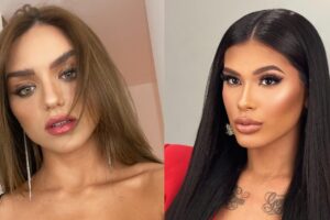 As duas foram clicadas curtindo a praia no Rio de Janeiro. Rafa Kalimann e Pocah aparecem com biquínis mínimos; fotos