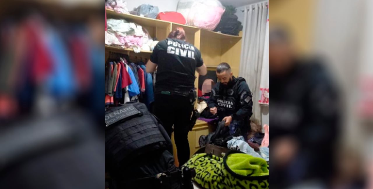 Sete pessoas foram presas: cinco via mandado de prisão, outras duas em flagrante por venda de peças de caminhonetes roubadas (Foto: divulgação/PC)