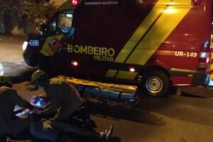 Adolescente fica ferido ao passar em quebra-molas e cair de bicicleta, em Goianésia (GO)