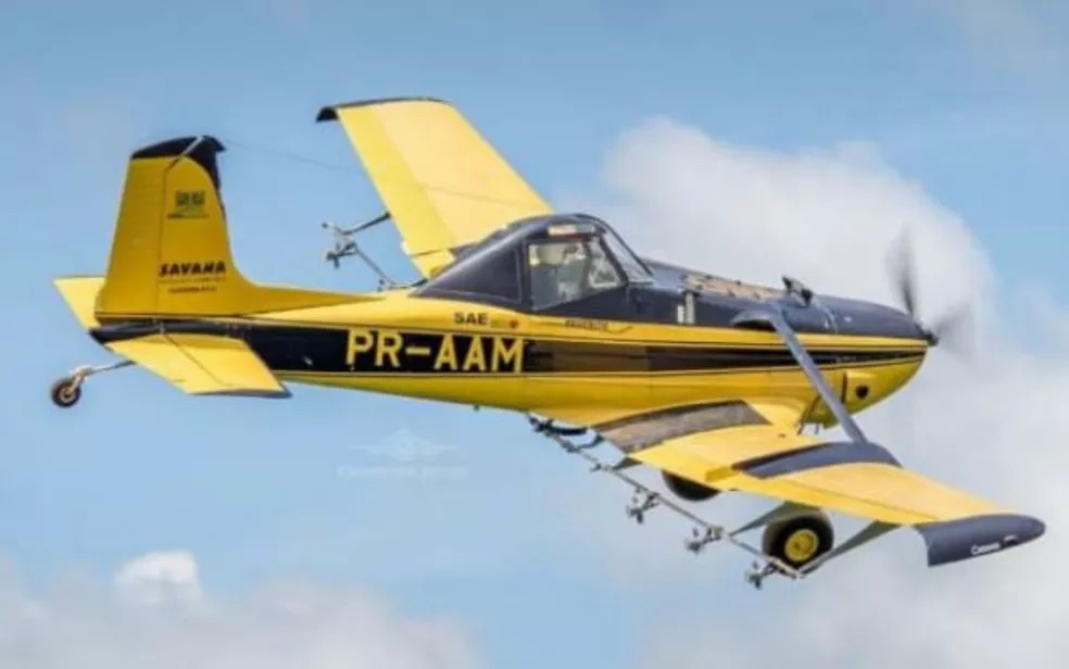 FAB encontra avião agrícola que havia desaparecido na zona rural de Mineiros (GO)