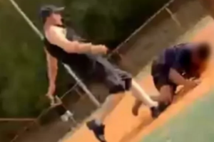 Adolescente foi agredido em quadra do DF após assovios para a mãe Foto: Reprodução