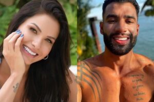 Clique foi feito após o show do cantor em Belo Horizonte. Gusttavo Lima surge beijando Andressa Suita e se declara; veja foto