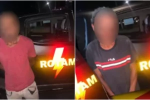 A Polícia Militar (PM) prendeu dois indivíduos, de 33 e 52 anos, suspeitos de matar um homem a pauladas, esquartejar o corpo dele e, em seguida, atear fogo no cadáver. O corpo da vítima foi encontrado no sábado (23), no distrito Jardim Ingá, cidade de Luziânia.