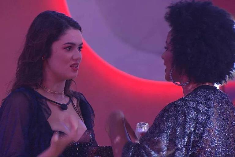 eslovênia Modelo foi acusada de imitar um macaco após falar de Natália. BBB 22: 'Se soou, foi sério', diz Eslô sobre acusação de racismo