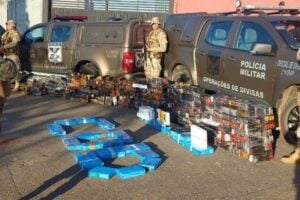 Carga milionária vinda do Paraguai