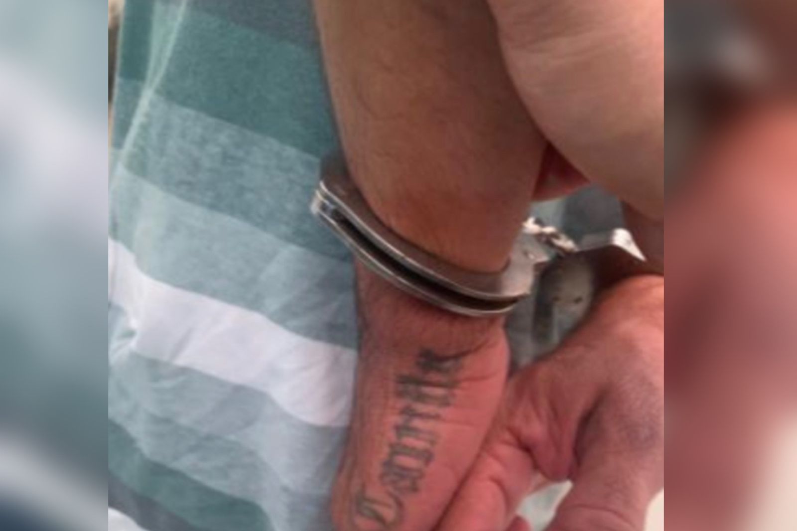 Segundo a PM, o indivíduo é membro de facção criminosa (Foto: Reprodução)