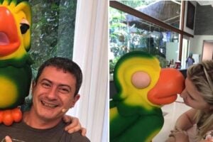 Público foi surpreendido com a chegada do personagem. Ex de Tom veiga, o Louro José, se pronuncia após chegada de novo papagaio no 'Mais Você'