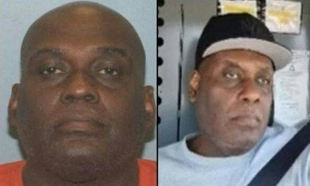 Imagens divulgadas pela polícia de Nova York de Frank James, a "pessoa de interesse" ligada ao ataque a tiros no metrô de Nova York Foto: Divulgação / Departamento de Polícia de Nova York