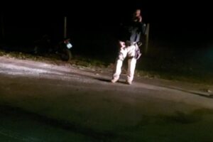 Mãe morre ao se acidentar em motocicleta conduzida pelo filho na BR-153, em Hidrolândia