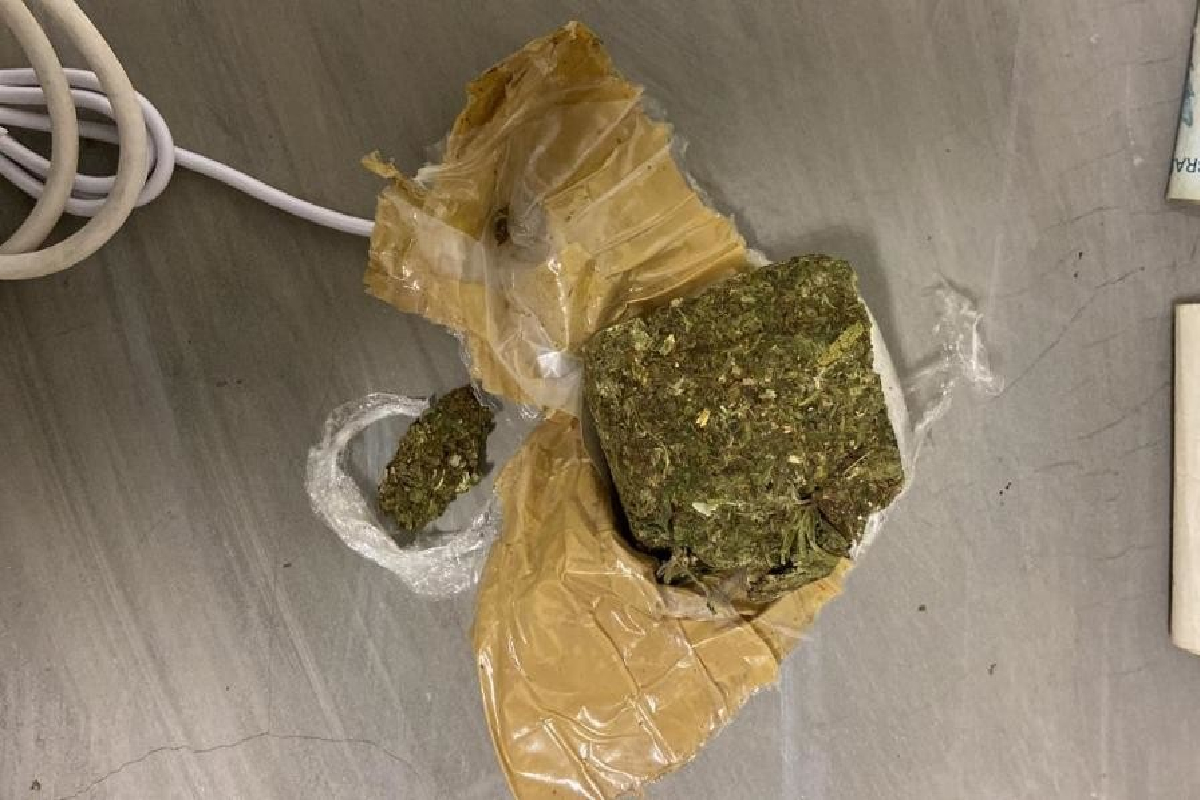 50 gramas de maconha interceptadas no presídio de Águas Lindas de Goiás