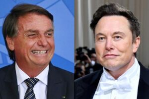 Objetivo é discutir "conectividade e proteção da Amazônia". Elon Musk chega ao Brasil para encontro com Jair Bolsonaro