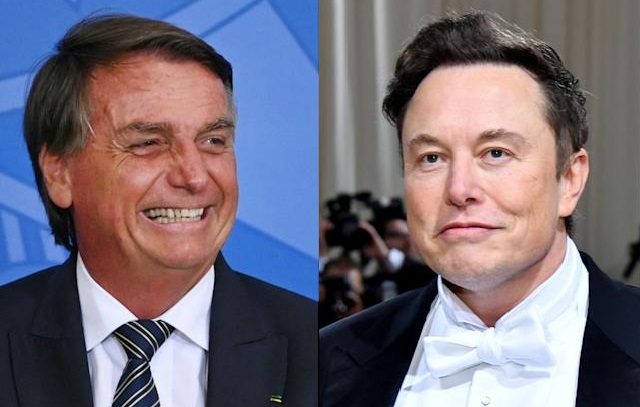 Objetivo é discutir "conectividade e proteção da Amazônia". Elon Musk chega ao Brasil para encontro com Jair Bolsonaro